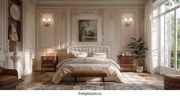 European luxury bedroom