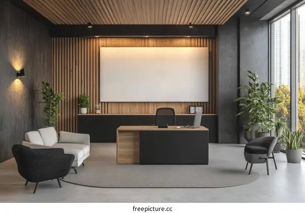Modern Office Lobby Interior Design