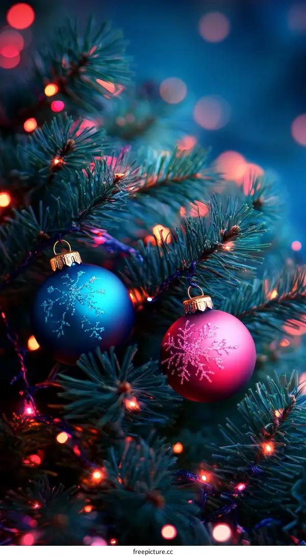 Christmas Tree Decorations with Lights