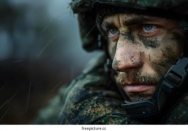 Portrait of a soldier