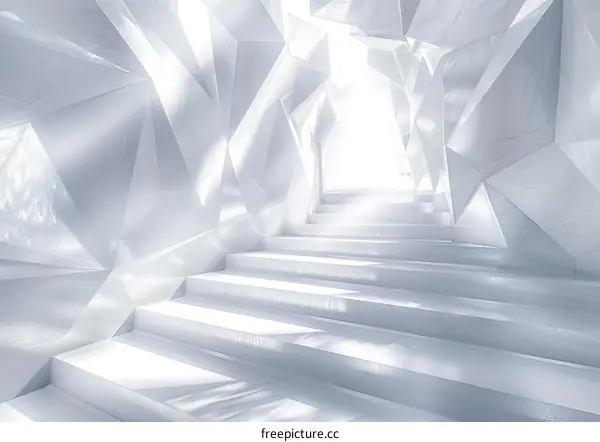 Stairway to Heaven: A Surreal Ascent