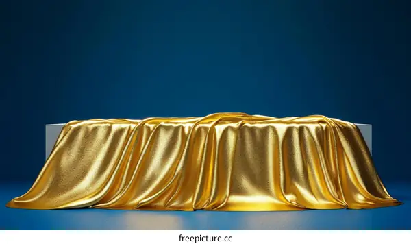 Luxury Gold Fabric Display Stand