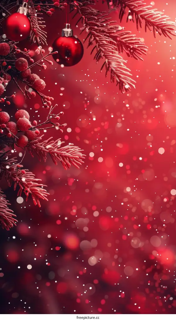 Christmas Baubles with Berries