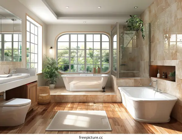 Elegant Modern Bathroom Interior Design