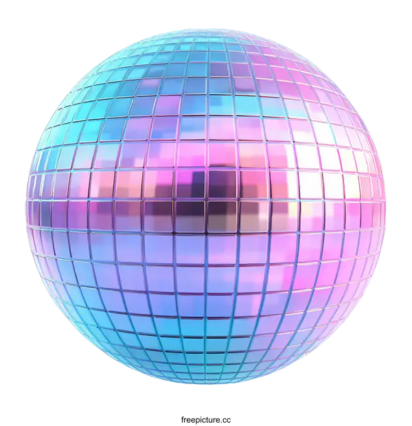 [Transparent Background PNG]Colorful Disco Ball