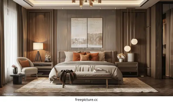 Modern Elegant Bedroom Interior Design