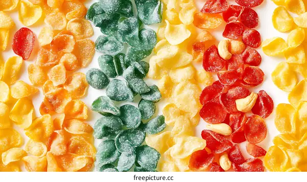 Colorful Sweet Treats Arrangement