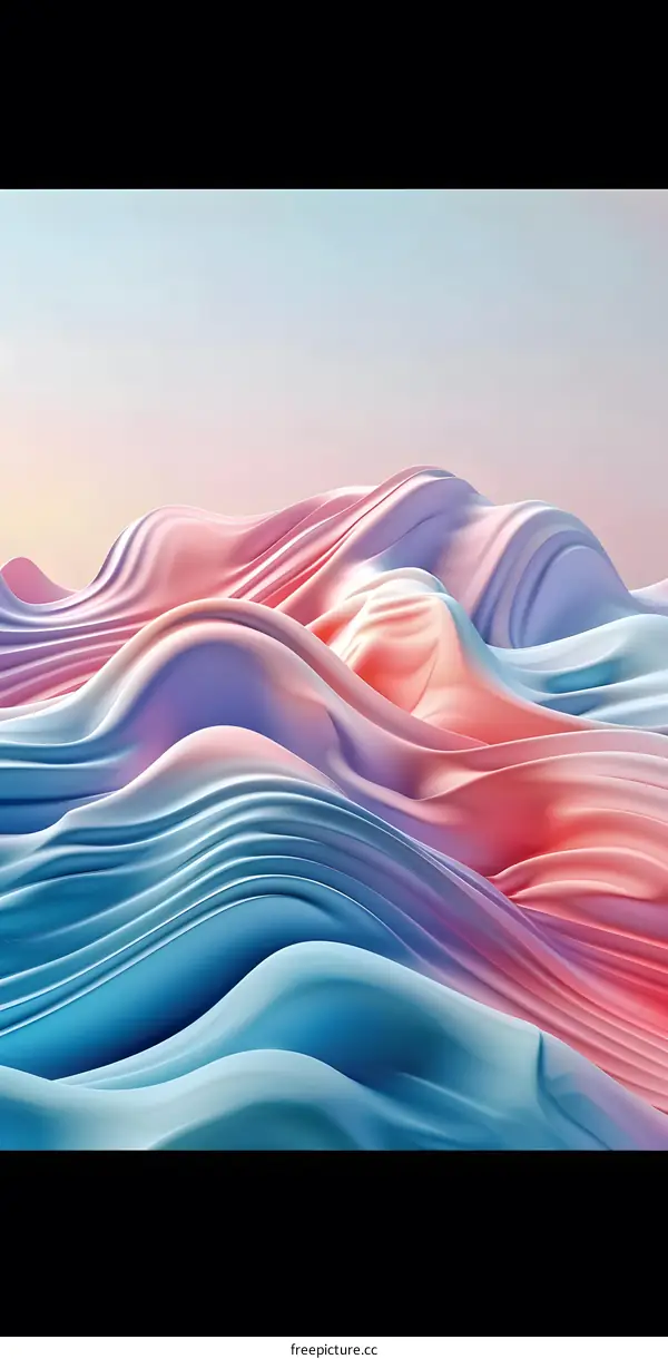 Abstract Colorful Wavy Background