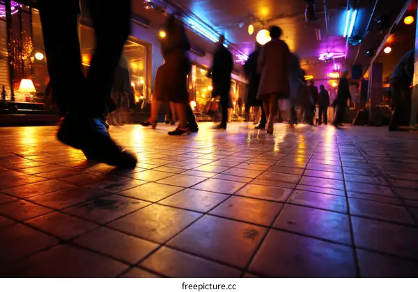 Night Dance in a Lively Club