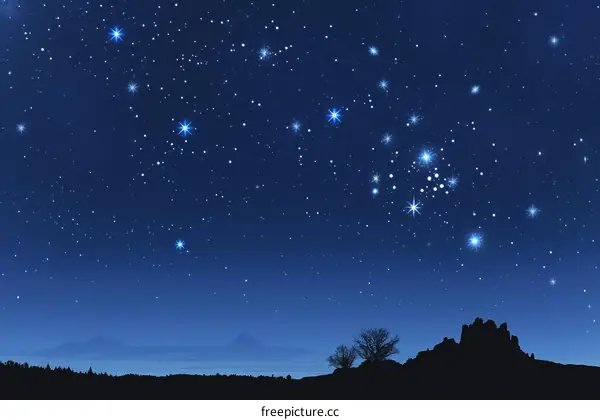 Starry Night Over the Desert