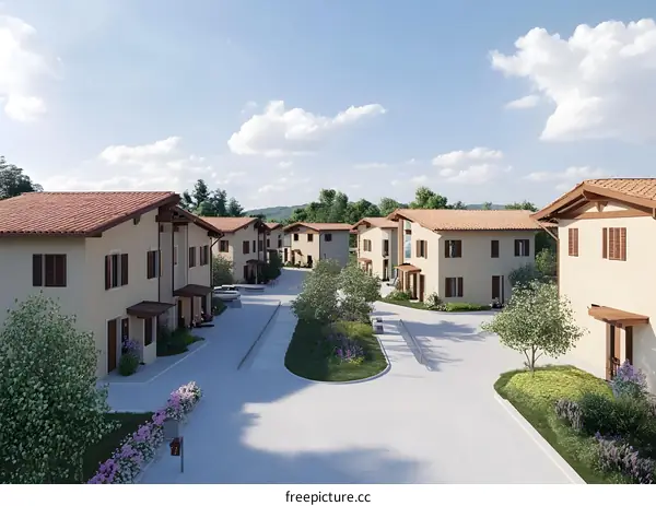 Modern Townhouses in a Rural Setting