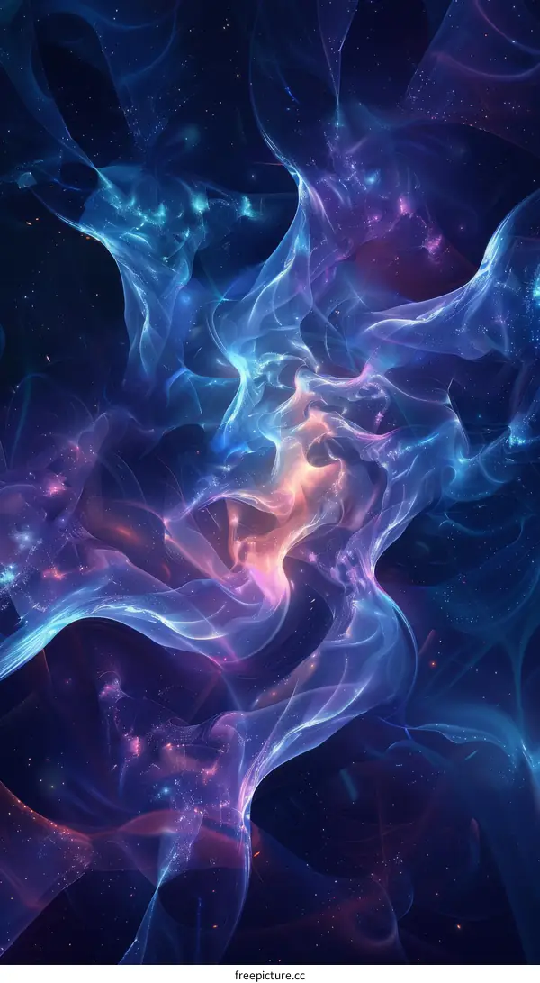 Abstract Colorful Nebula Space Background