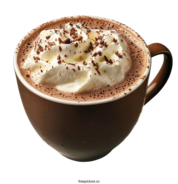 [Transparent Background PNG]Delicious Hot Chocolate in a Mug