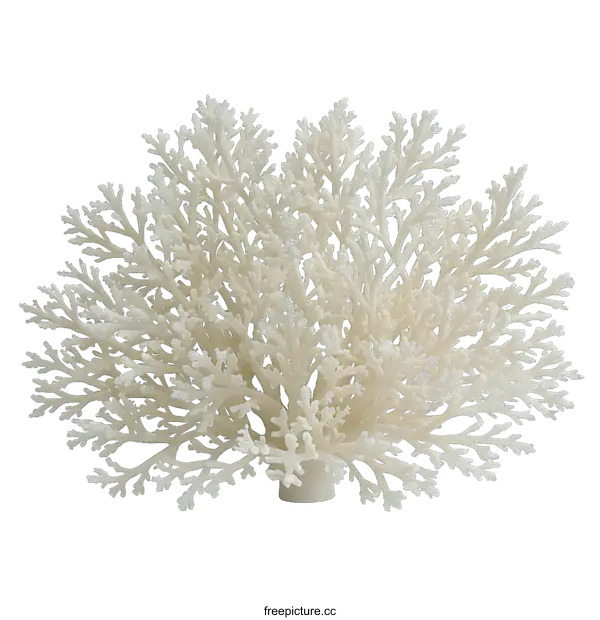 [Transparent Background PNG]White Coral on White Background