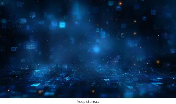 Abstract Digital Network Background Design