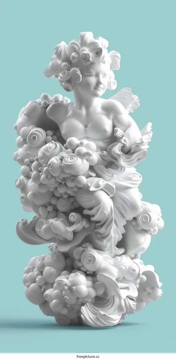 Cherubic Sculpture of Innocence
