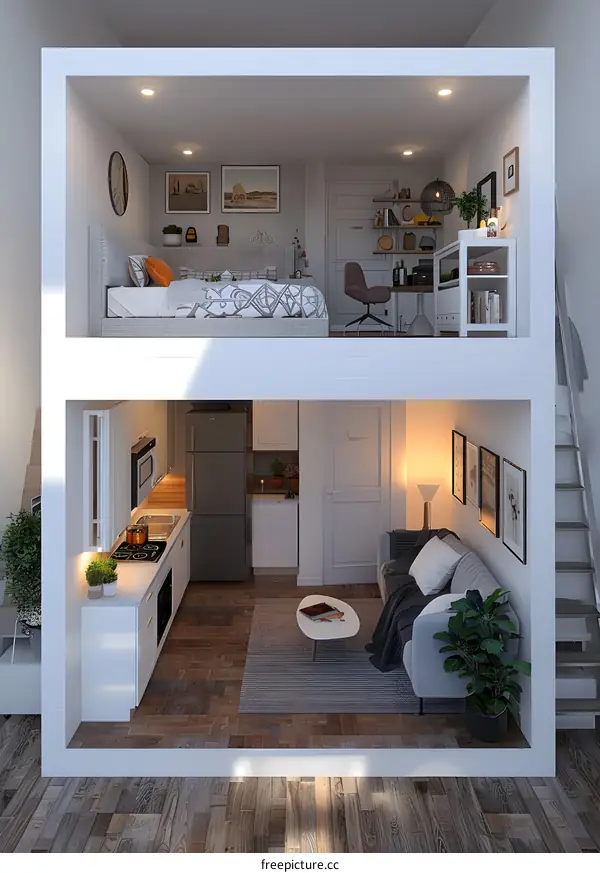 Cozy and Minimalist Studio Apartment