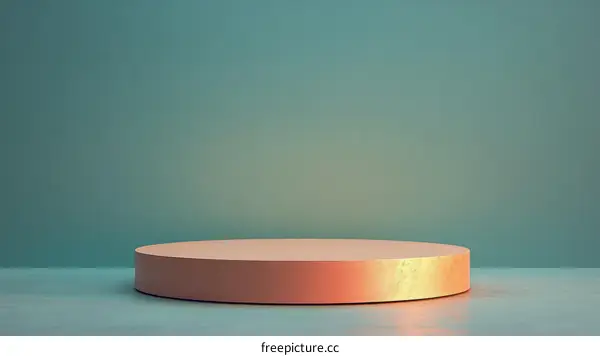 Modern Minimalist Geometric Display Podium