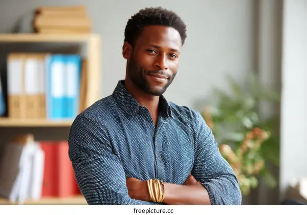 Confident African American Business Professional