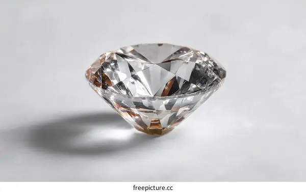 Diamond Gemstone Close-up Image