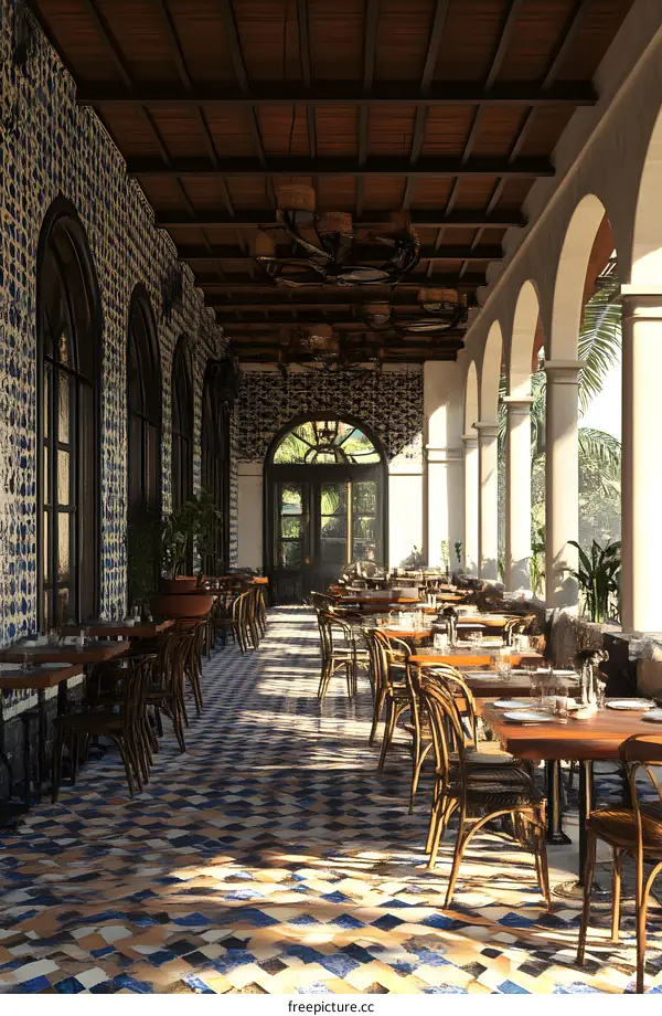 Spanish Style Patio Restaurant