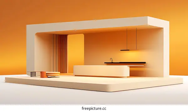 Modern Minimalist Exhibition Booth Design