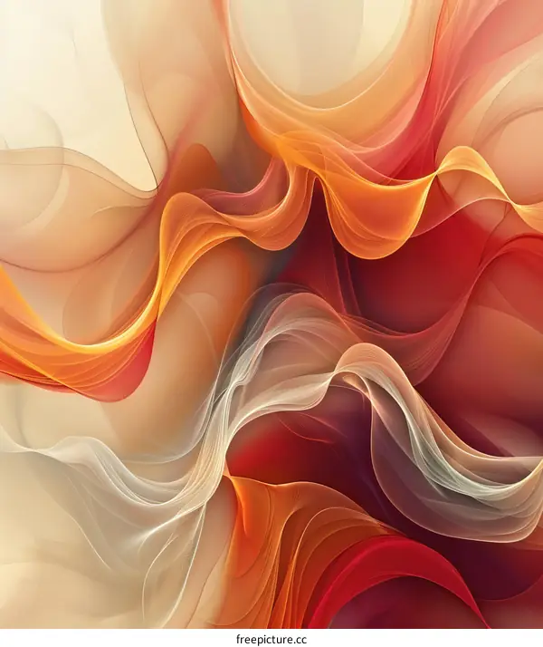 Abstract Flowing Colors
