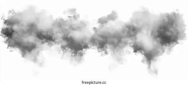 Abstract Gray Smoke Clouds Background
