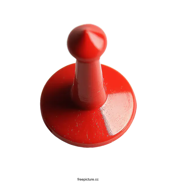 [Transparent Background PNG]Close-up Red Game Piece