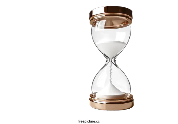[Transparent Background PNG]Elegant Rose Gold Hourglass