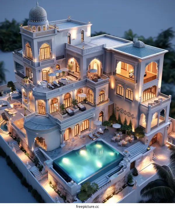 Luxury Mansion with Exquisite Design