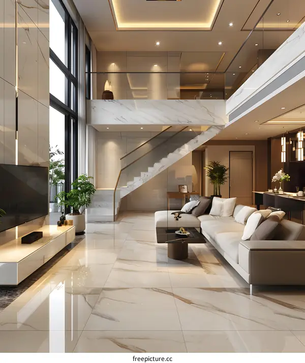 Bright and Airy Living Room With Modern Decor