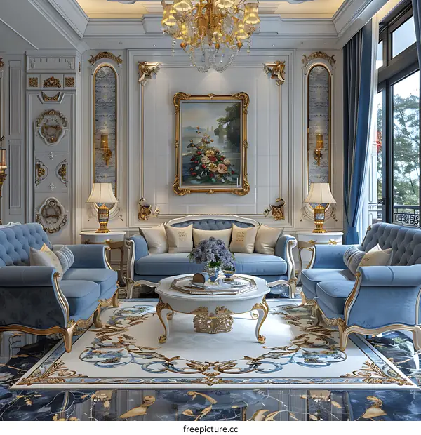 European style living room