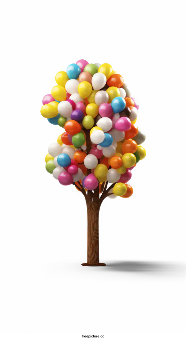 [Transparent Background PNG]Balloon Tree on transparent background