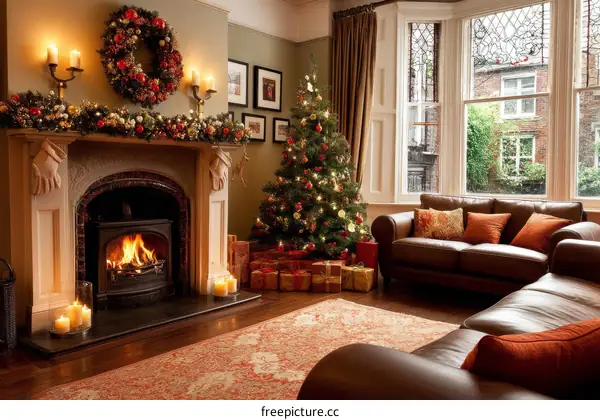 Cozy Christmas Living Room Decor