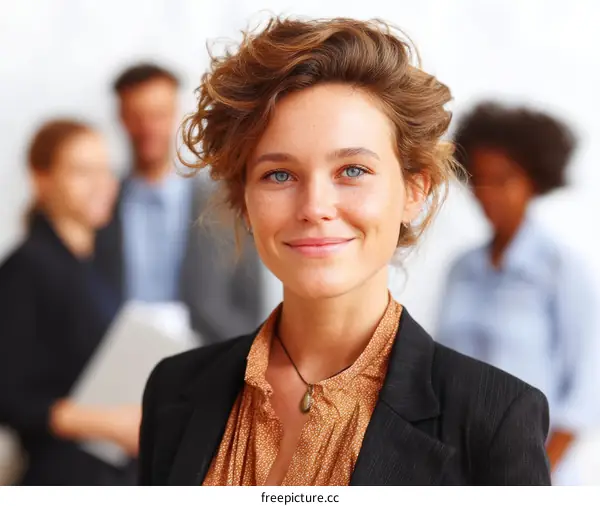 Business Woman in Professional Setting