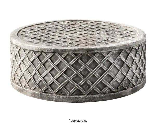 [Transparent Background PNG]Vintage Decorative Round Planter Base