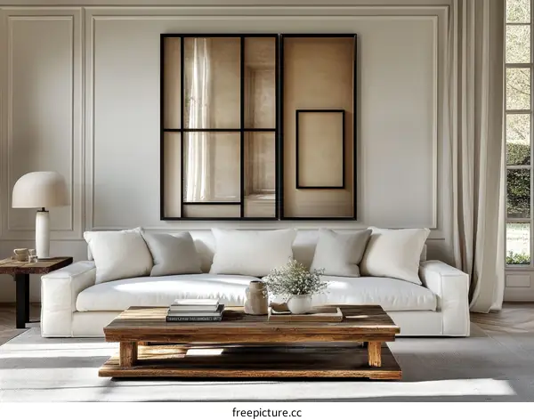 Modern Farmhouse Living Room Interior Design