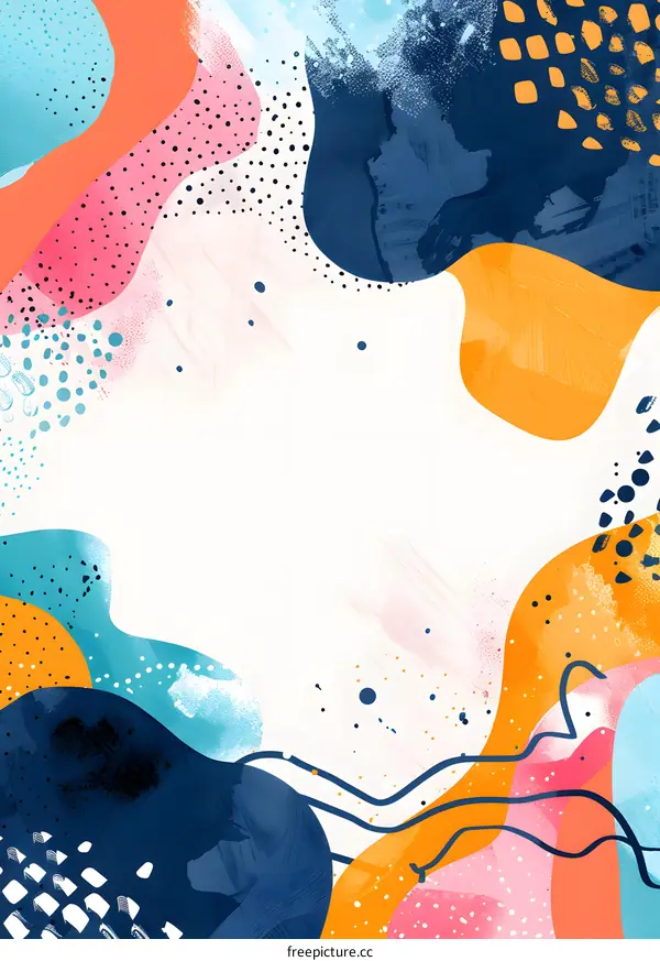 Abstract Colorful Shapes Background