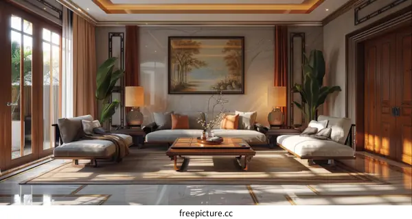 New Style Chinese Living Room