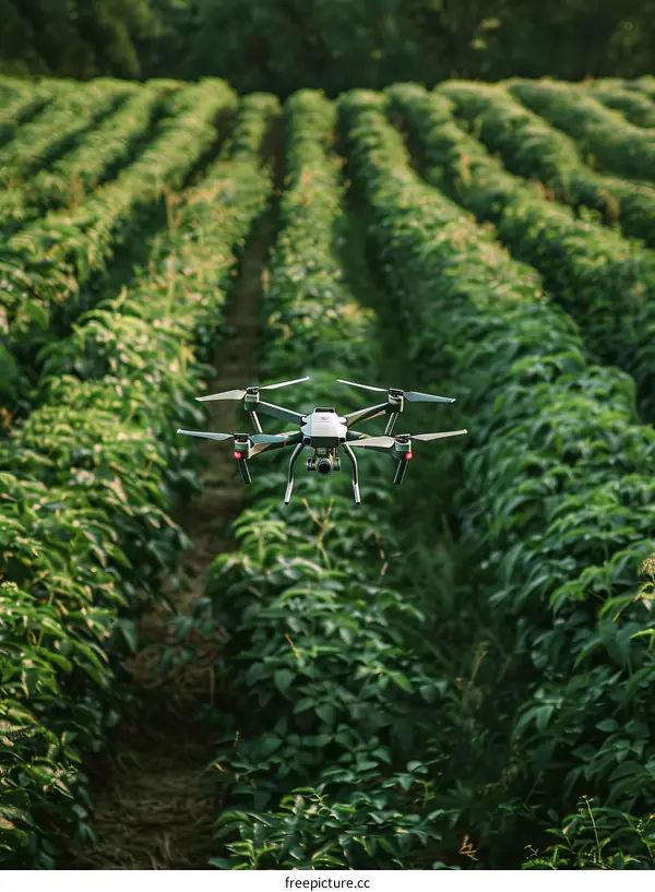 Drone Imagery of Soybean Field: Precision Agriculture in Action