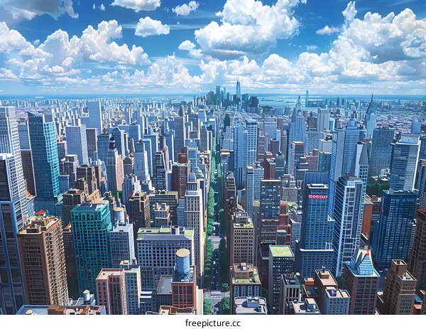 New York City Manhattan Cityscape