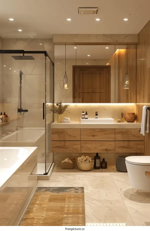 Modern Bathroom Design with Simple Style