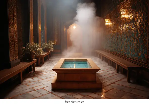 Traditional Turkish Bath Interior Design