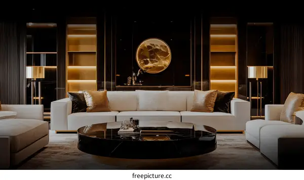 Luxury Modern Living Room Interior Design