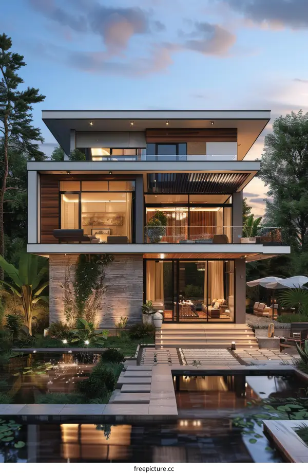 Modern Luxurious House Exterior Design