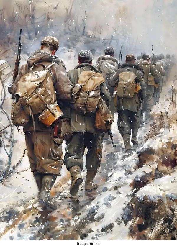 Chinese soldiers in the Korean War