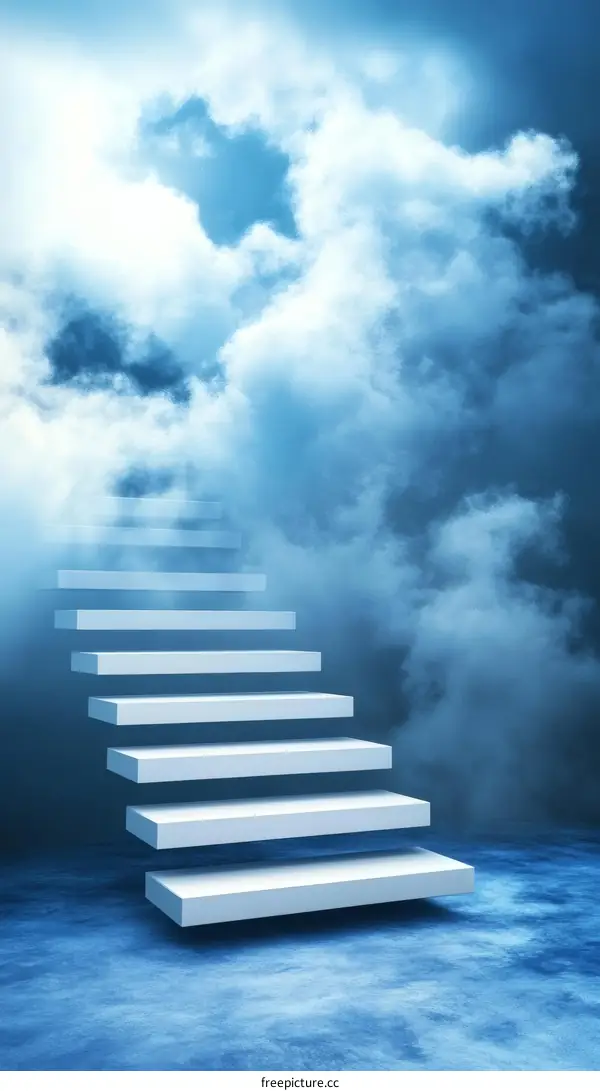 Abstract Stairway to the Clouds