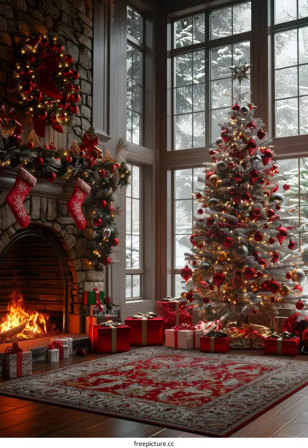 Christmas Tree in the Living Room