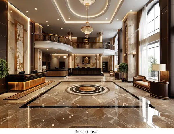 Luxurious Hotel Lobby Interior Design